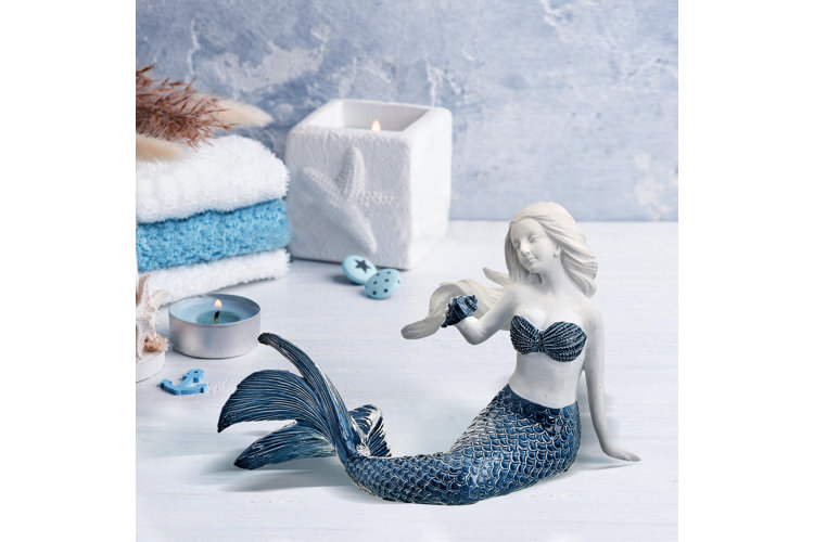 mermaid decorative object, mermaid statue