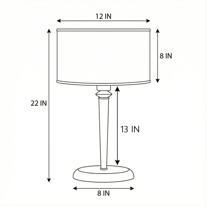 Lampe de bureau 1 lumière Calla, Noir, Encre