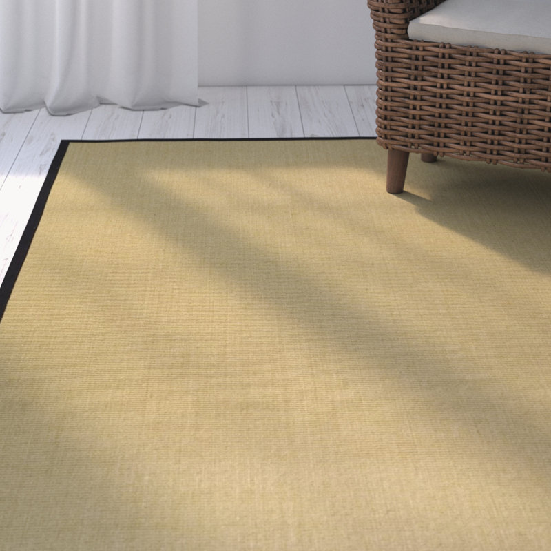 Tapis en jute / noir / noir Chester, Rectangle 9 pi x 12 pi