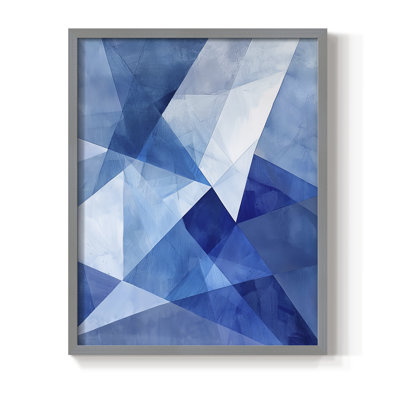 Série ABSTRACT Lxxiii - reproduction encadrée de qualité supérieure - prête à être accrochée - aucun clou requis