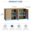 Buffet 63 "avec lumières à DEL, ports Type-C, ports USB et capteur de mouvement-511631574