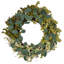 Couronne artificielle de baies et de feuilles vert 24 po