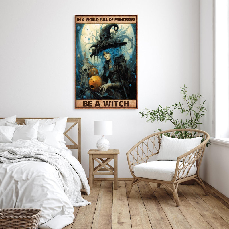 Impression sur toile, Capria Be A Witch, H 14 po x l 11 po x P 1,25 po