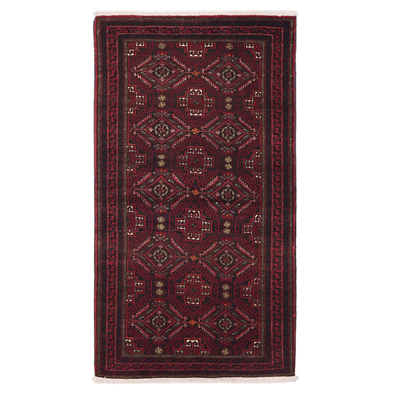 Tapis rouge Teimani 3 pi 0 po x 5 pi 5 po