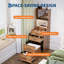Ensemble de meuble-lavabo 3 en 1 avec 3 couleurs DEL, ensemble de meuble-lavabo compact avec 2 prises CA et USB-641345567