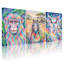 Animaux, ensemble de 3 reproductions d'art sur toile-1808927130