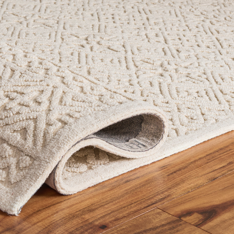 Textural 109 Hand Tufted 80% Wool; 20% Cotton Geometric Shapes Rug, Runner 2'3" x 8'