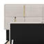 Upholstered Platform Bed With Hydraulic Storage System,Storage Ottoman With Metal Legs