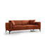 Élégant canapé-lit 3 places, tuile rouge, 90,6 po x 37,4 po x 30,3 po | Structure en bois de hêtre durable et en carton, tissu 100% polyester | Convertible en canapé-lit avec mécanisme de dossier pivotant | Tissu facile à nettoyer, nettoyage à sec, confort moderne-686003145-686003150