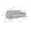 Laurist 3 Seater Boucle Sofa
