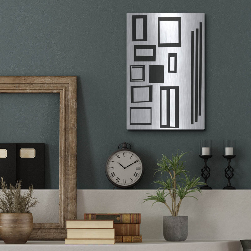 «Prestige IX» par Regina Moore, art mural en métal, H 16 po x l 12 po