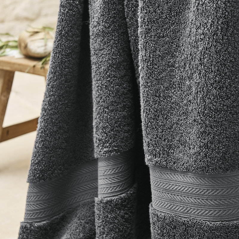 Renaissance Egyptian Cotton Bath Sheet, Ash Gray
