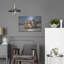 Art mural en métal luxueux «Toboggan» par Lucia Heffernan, 24 po x 16 po-114799139