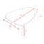 Table basse en forme d'œuf-335694849