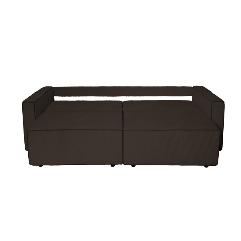3 Seater Sleeper, Brown
