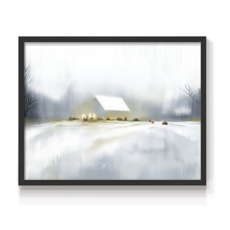 Chirstmas Art-CCX III - Reproduction encadrée - Restickable, Noir, noir, noir, noir, H 16 po x l 20 po