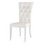 Chaise d'appoint en velours capitonné Hastie-1750569074