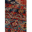 Tapis oriental rectangulaire en chenille multicolore rouge / noir-1512137309