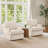Madelina 32.7" W Swivel Armchair with Round Arms -1850364966
