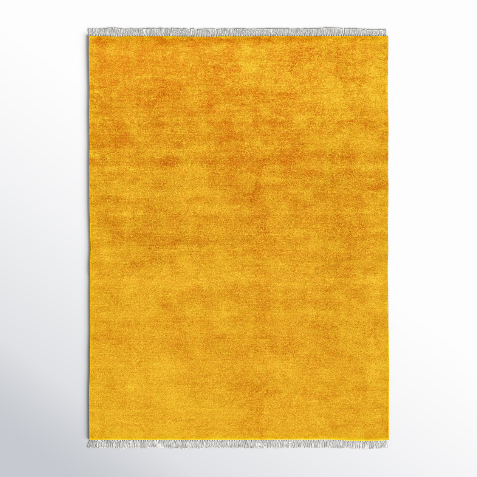 Clio Handmade Wool Yellow Rug, Rectangle 12' x 15'