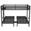 Lit superposé simple en métal pour 3 personnes-1262359940
