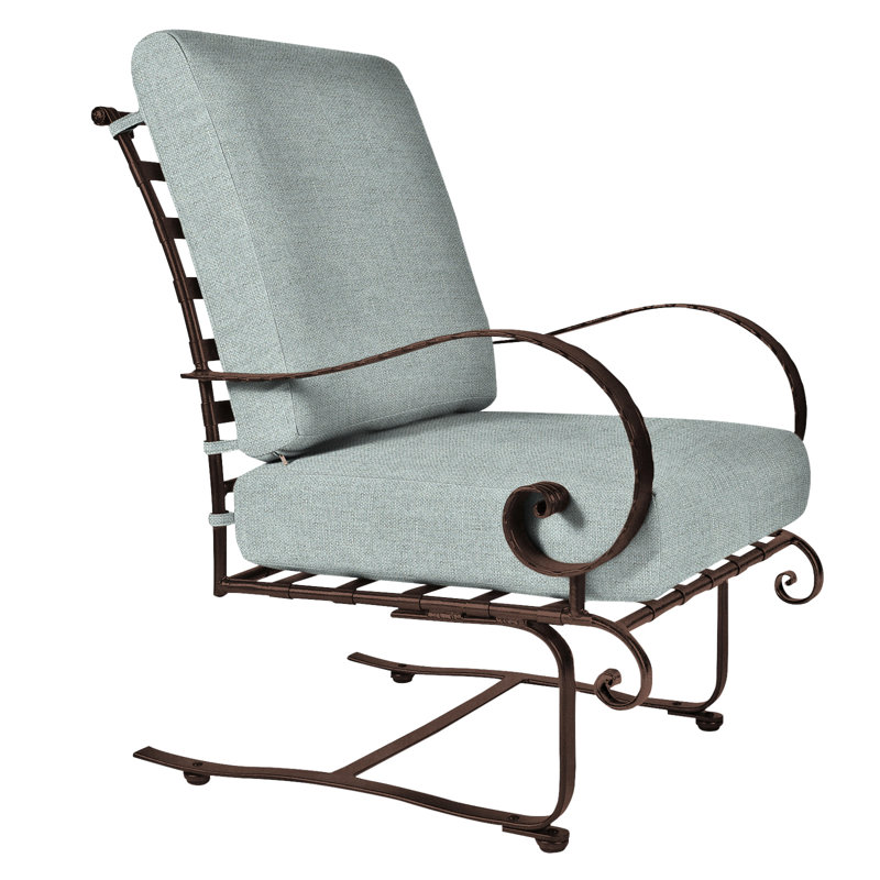 Classico Outdoor Lounge Chair, Copper Creek, Sash Denim