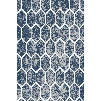 Tapis tissé élégant 5,9 x 9,2 pi, 100% polyester, antibactérien, antidérapant | Impression numérique 3D, lavable à la machine (30-40 ° C) | Parfait pour les salons, les chambres à coucher et les endroits très passants, durable et facile d'entretien