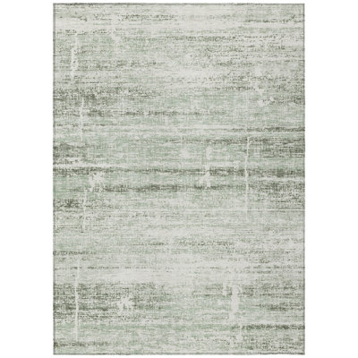 Tapis intérieur lavable abstrait ivoire 5 pi x 8 pi
