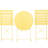 Yellow 3 Pieces Patio Bistro , Metal Chair Table, Construction With Rust Resistance, Foldable For Storage, Easy To Clean, Cushions Included Balcony Furniture - Yellow, Strong Rust- Frame, Stylish And