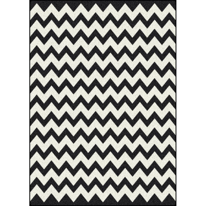 Tapis à chevrons Vibe Techno, Rectangle 5 pi 4 po x 7 pi 8 po