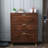 Nut-Brown Solid + Manufactured Wood Shoe Storage