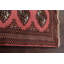 Tapis rose Bokhara à motif géométrique rose noué à la main 3 x 5