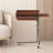 Klarel Adjustable Rolling Laptop Desk with Mouse Tray