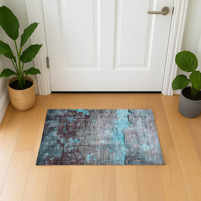 Premium Machine Washable Larrison AMF1780 Modern Rug