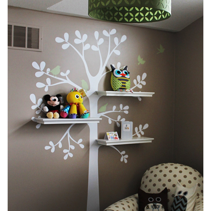 Non-Wall Damaging Accent, White/Green