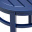 Petite table de bout ronde 18 po Arbor - Table d'appoint intérieure et extérieure en bois d'acacia massif - Bleu marine-1942522669