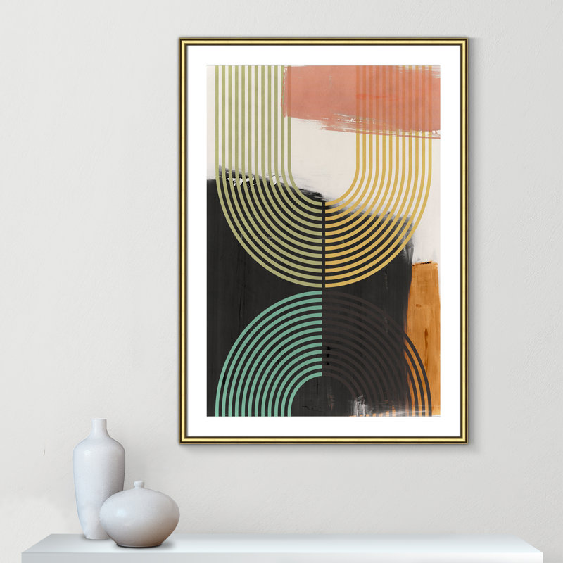 «Bolded II» par Isabelle Z, 30.75'' W x 42.75'' H, Matted Print, Or classique