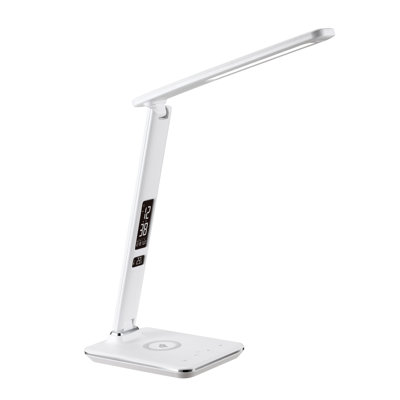Lampe de bureau 13,7 po avec prise USB et prise Fakenham