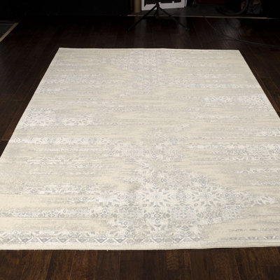 Bourgault Viscose Abstract Indoor Rug