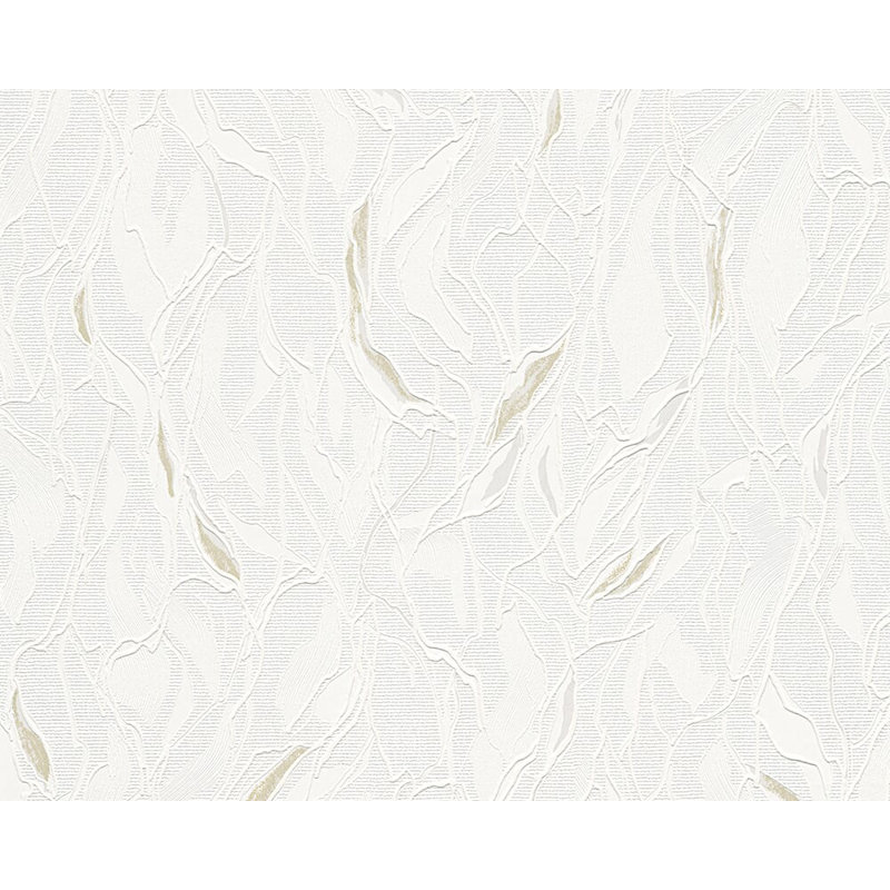 Lachapelle Textile Natural Fresh Garden 33' x 21" Abstract Wallpaper Roll, Tan
