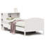 Bookcase Bed Without Mattress Solid Wood Pine-817572707-817572706