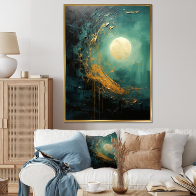 Lune émeraude éclipse sérénité