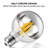 G25 LED Globe Light Bulb Dimmable 75W Eqv., E26/Medium Base Warm White-40779565