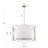 Khania 5 - Light Dimmable Drum Chandelier