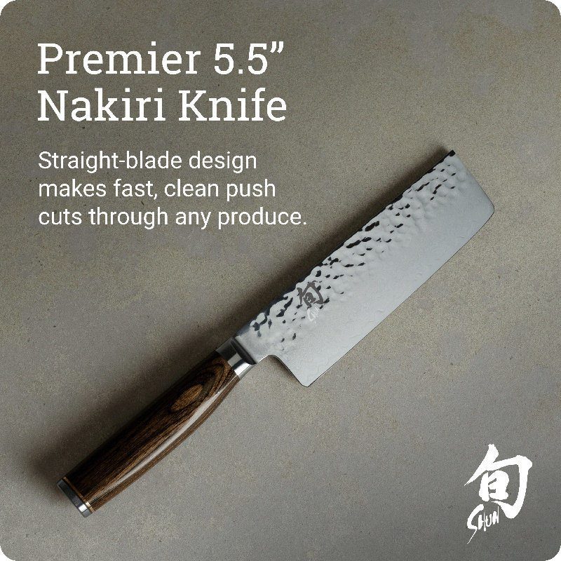 Premier 5.5'' L Nakiri, Walnut