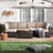 7-Piece Modular Rattan Patio Sofa Set with Coffee Table – Outdoor Sectional for Garden, Backyard, Porch-593842612-593842613