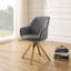 Velvet Swivel Accent Chair-1825405947