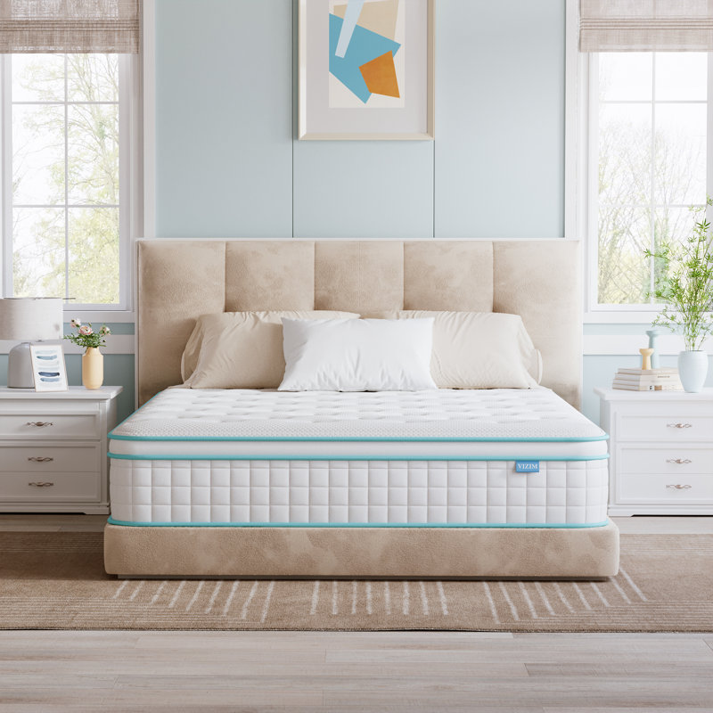 Matelas en mousse à mémoire de forme hybride 10 po / 12 po, Lit double, 10"