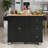 Solid Wood Top Kitchen Island-1210873231