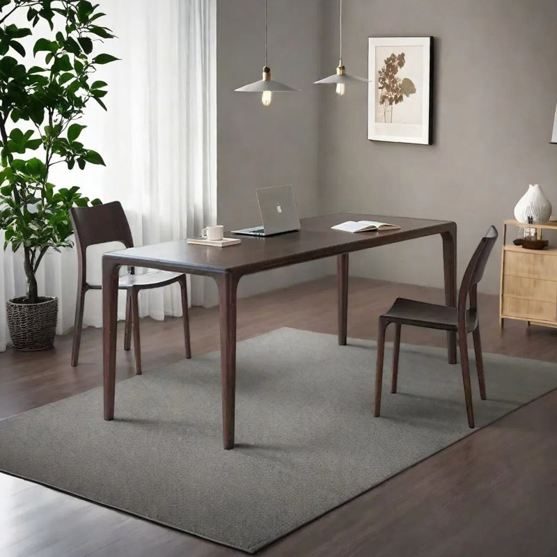 Table de salle à manger rectangulaire à usage domestique, H 29,53 po x L 55,12 po x l 31,5 po